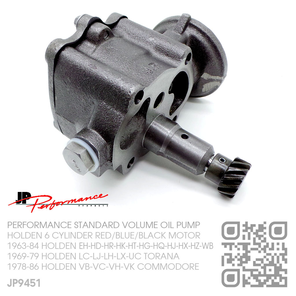 Details about   JP Performance High Volume Oil Pump Fits Holden 186-202 JP9456