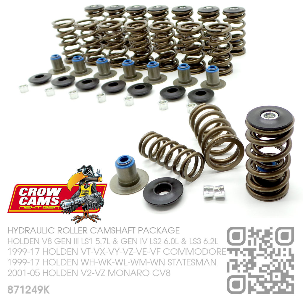 VALVE SPRING FOR HOLDEN COMMODORE VN 304 5.0L V8 16 X CROW CAMS STAGE 2 PERF 