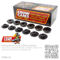 CROW CAMS PERFORMANCE CHROMOLY VALVE SPRING RETAINERS [HOLDEN 6-CYL RB30E & RB30ET TURBO 3.0L MOTOR]