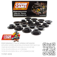 CROW CAMS PERFORMANCE CHROMOLY VALVE SPRING RETAINERS [HOLDEN V8 RED/BLUE/BLACK/INJECTED MOTOR]