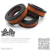 CD150 ZENITH STROMBERG AIR FILTER SET [HOLDEN 6-CYL 186 RED MOTOR]