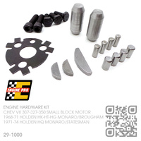 ENGINE PRO ENGINE HARDWARE KIT [CHEV V8 307-327-350 SMALL BLOCK MOTOR]