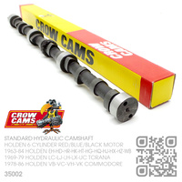 CROW CAMS 35002 STANDARD BILLET HYDRAULIC CAMSHAFT [HOLDEN 6-CYL RED/BLUE/BLACK MOTOR]