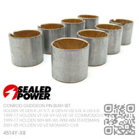 SEALED POWER CONROD GUDGEON PIN BUSH SET [HOLDEN V8 GEN III LS1 5.7L, GEN IV LS2 6.0L & LS3 6.2L MOTOR]