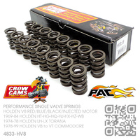 CROW CAMS PERFORMANCE SINGLE VALVE SPRING SET [HOLDEN V8 RED/BLUE/BLACK/INJECTED MOTOR]