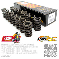 CROW CAMS PERFORMANCE SINGLE VALVE SPRING SET [CHEV V8 307-327-350 SMALL BLOCK MOTOR]