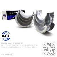 ACL ENGINE MAIN BEARING SET -0.020" UNDERSIZE [HOLDEN 6-CYL 132 & 138 GREY MOTOR]