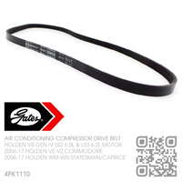 GATES MICRO-V A/C COMPRESSOR DRIVE BELT [HOLDEN V8 GEN IV LS2 6.0L & LS3 6.2L MOTOR]