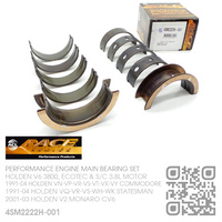 ACL RACE SERIES PERFORMANCE MAIN BEARING SET -0.001" UNDERSIZE [HOLDEN V6 3800, ECOTEC & SUPERCHARGED 3.8L MOTOR]
