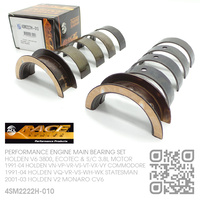ACL RACE SERIES PERFORMANCE MAIN BEARING SET -0.010" UNDERSIZE [HOLDEN V6 3800, ECOTEC & SUPERCHARGED 3.8L MOTOR]