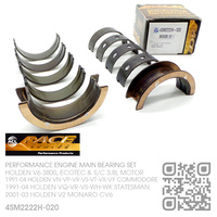 ACL RACE SERIES PERFORMANCE MAIN BEARING SET -0.020" UNDERSIZE [HOLDEN V6 3800, ECOTEC & SUPERCHARGED 3.8L MOTOR]