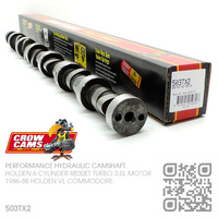 CROW CAMS 503TX2 PERFORMANCE BILLET HYDRAULIC CAMSHAFT [HOLDEN 6-CYL RB30ET TURBO 3.0L MOTOR]