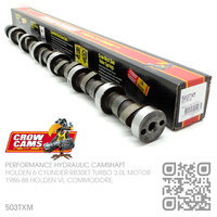 CROW CAMS 503TXM PERFORMANCE BILLET HYDRAULIC CAMSHAFT [HOLDEN 6-CYL RB30ET TURBO 3.0L MOTOR]
