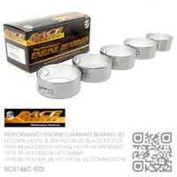 ACL RACE SERIES PERFORMANCE CAMSHAFT BEARING SET STANDARD SIZE [HOLDEN V8 253 4.2L & 308 5.0L RED/BLUE/BLACK MOTOR]