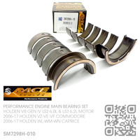 ACL RACE SERIES PERFORMANCE MAIN BEARING SET -0.010" UNDERSIZE [HOLDEN V8 GEN IV LS2 6.0L & LS3 6.2L MOTOR]