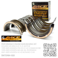 ACL RACE SERIES PERFORMANCE MAIN BEARING SET -0.020" UNDERSIZE [HOLDEN V8 GEN III LS1 5.7L MOTOR]