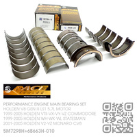 ACL RACE SERIES PERFORMANCE MAIN & CONROD BEARING SET -0.010" UNDERSIZE [HOLDEN V8 GEN III LS1 5.7L MOTOR]