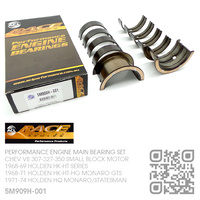 ACL RACE SERIES PERFORMANCE MAIN BEARING SET -0.001" UNDERSIZE [CHEV V8 307-327-350 SMALL BLOCK MOTOR]