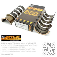 ACL RACE SERIES PERFORMANCE MAIN BEARING SET -0.010" UNDERSIZE [CHEV V8 307-327-350 SMALL BLOCK MOTOR]