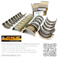 ACL RACE SERIES PERFORMANCE MAIN & CONROD BEARING SET -0.010" UNDERSIZE [CHEV V8 307-327-350 SMALL BLOCK MOTOR]