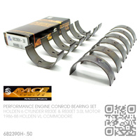 ACL RACE SERIES PERFORMANCE CONROD BEARINGS SET -0.500mm UNDERSIZE [HOLDEN 6-CYL RB30E & RB30ET TURBO 3.0L MOTOR]