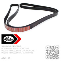 GATES MICRO-V SERPENTINE DRIVE BELT [HOLDEN V6 SIDI 3.0L & 3.6L MOTOR]