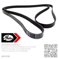 GATES MICRO-V SERPENTINE DRIVE BELT [HOLDEN V6 SUPERCHARGED 3.8L MOTOR]