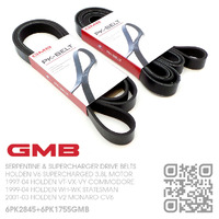 GMB PREMIUM SERPENTINE & SUPERCHARGER DRIVE BELTS [HOLDEN V6 SUPERCHARGED 3.8L MOTOR]