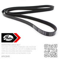 GATES MICRO-V SERPENTINE DRIVE BELT [HOLDEN V6 SUPERCHARGED 3.8L MOTOR]