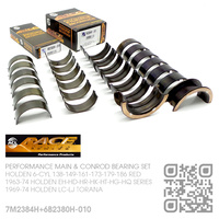 ACL RACE SERIES PERFORMANCE MAIN & CONROD BEARINGS SET -0.010" UNDERSIZE [HOLDEN 6-CYL 138-149-161-173-179-186 RED MOTOR]