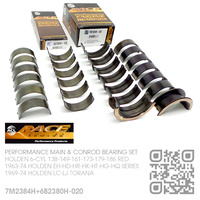 ACL RACE SERIES PERFORMANCE MAIN & CONROD BEARINGS SET -0.020" UNDERSIZE [HOLDEN 6-CYL 138-149-161-173-179-186 RED MOTOR]