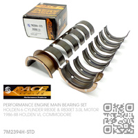 ACL RACE SERIES PERFORMANCE MAIN BEARINGS SET STANDARD SIZE [HOLDEN 6-CYL RB30E & RB30ET TURBO 3.0L MOTOR]