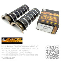 ACL RACE SERIES PERFORMANCE MAIN BEARINGS SET STANDARD SIZE [HOLDEN 6-CYL 173 RED/BLUE MOTOR]