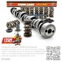 CROW CAMS 871249 PERFORMANCE BILLET HYDRAULIC ROLLER CAMSHAFT PACKAGE [HOLDEN V8 GEN III LS1 5.7L, GEN IV LS2 6.0L & LS3 6.2L MOTOR]