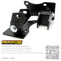 AEROFLOW PERFORMANCE ENGINE MOUNT SET [HOLDEN V8 GEN III LS1 5.7L & GEN IV LS2 6.0L/LS3 6.2L MOTOR]