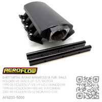 AEROFLOW 102MM SHEET METAL INTAKE MANIFOLD & FUEL RAILS [HOLDEN V8 GEN III LS1 5.7L MOTOR]