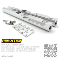 AEROFLOW BILLET ALLOY FUEL RAILS [HOLDEN V8 GEN IV LS2 6.0L & LS3 6.2L MOTOR]