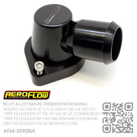 AEROFLOW BILLET ALLOY SWIVEL THERMOSTAT HOUSING [HOLDEN V8 GEN III LS1 5.7L & GEN IV LS2 6.0L MOTOR]