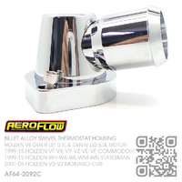 AEROFLOW BILLET ALLOY SWIVEL THERMOSTAT HOUSING [HOLDEN V8 GEN III LS1 5.7L & GEN IV LS2 6.0L MOTOR]