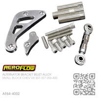 AEROFLOW BILLET ALLOY ALTERNATOR BRACKET LHS LOW MOUNT [CHEV V8 427-454-502 BIG BLOCK MOTOR]
