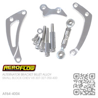 AEROFLOW BILLET ALLOY ALTERNATOR BRACKET LHS LOW MOUNT [CHEV V8 307-327-350-400 SMALL BLOCK MOTOR]