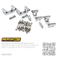 AEROFLOW BILLET ALLOY COIL RELOCATION MOUNTS [HOLDEN V8 GEN IV LS2 6.0L & LS3 6.2L MOTOR]