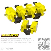 AEROFLOW BILLET ALLOY COIL RELOCATION MOUNTS [HOLDEN V8 GEN IV LS2 6.0L & LS3 6.2L MOTOR]