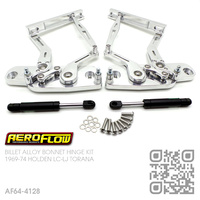 AEROFLOW BILLET ALLOY BONNET HINGE KIT [LC-LJ TORANA]