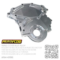 AEROFLOW BILLET ALLOY TIMING COVER [HOLDEN V8 RED/BLUE/BLACK/INJECTED MOTOR]