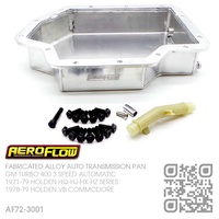 AEROFLOW FABRICATED ALLOY  3.25" DEEP TRANSMISSION PAN [GM TURBO 400 AUTOMATIC]