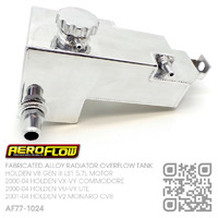 AEROFLOW FABRICATED ALLOY RADIATOR OVERFLOW TANK [HOLDEN V8 GEN III LS1 5.7L]