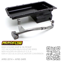 AEROFLOW 5.5L CONVERSION REAR SUMP & OIL PICKUP [HOLDEN V8 GEN III LS1 5.7L & GEN IV LS2 6.0L/LS3 6.2L MOTOR]