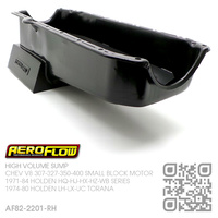 AEROFLOW 6.5L HIGH VOLUME SUMP [CHEV V8 307-327-350-400 SMALL BLOCK MOTOR][RHS DIP STICK]