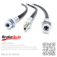 BRAKEQUIP RUBBER HYDRAULIC BRAKE HOSE KIT [EJ-EH][HD-HG CALIPERS]